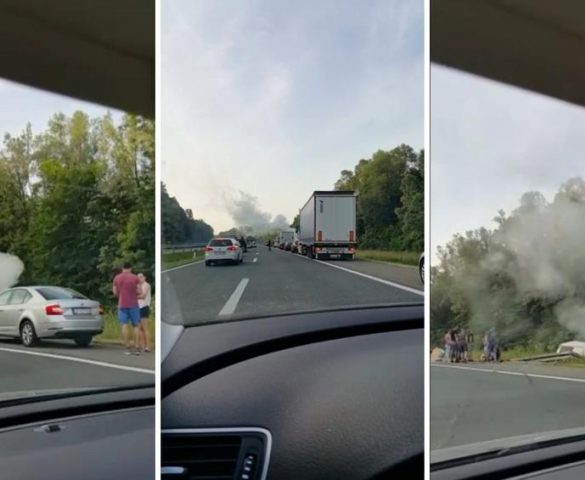 Dvoje ozlijeđenih kod Novske: Kamp kućicom sletjeli s ceste
