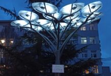 U sklopu projekta “BIOSOL” u centru grada je postavljeno “Solarno stablo”