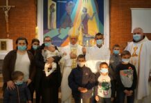 Zapolje: Biskup Škvorčević krstio jedanaesto dijete obitelji Mihić