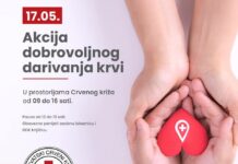Danas akcija dobrovoljnog darivanja krvi