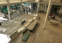 Vandalizam na gradskoj tržnici: pobacali i uništili stolove