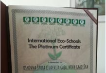 OŠ Ljudevita Gaja Nova Gradiška: Platinasti status za program Ekoškola