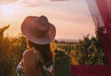 Prvi hrvatski zalazak u vinogradu