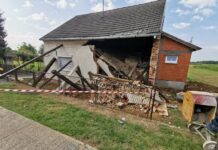 U Adžamovcima se kuća urušila na čovjeka