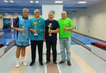 Državno Prvenstvo gluhih u kuglanju u ekipnom djelu; 1. liga