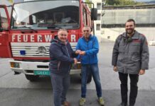 Općina Tirol darovala kamion vatrogascima Rešetara