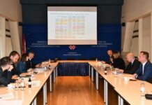 Ministrica Nataša Tramišak održala pripremni sastanak sa županima pet slavonskih županija