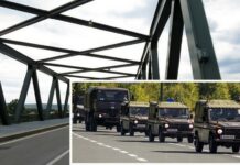 Vojnici i vojna oprema u BiH ušli preko Slavonskog Broda