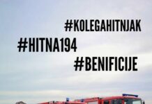 Novogradiški vatrogasci oglašavanjem sirena dali podršku djelatnicima Hitne medicinske službe