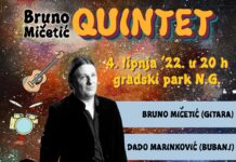 Sutra u gradskom parku jazz skupina Bruno Mičetić Quintet