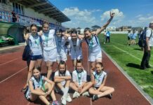 Srebrna medalja za atletičarke 5. i 6. razreda OŠ Mato Lovrak