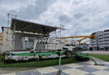 Nova Gradiška: Uklanja se pozornica na središnjem gradskom trgu