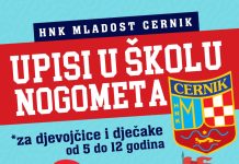Upisi u školu nogometa HNK “Mladost” Cernik