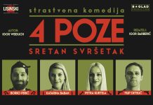 Dom kulture: Kazališna predstava – 4 POZE, SRETAN SVRŠETAK