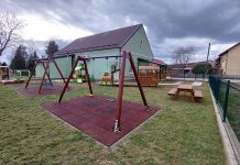 Opremljeno dječje igralište Dječjeg vrtića Čarobni svijet u Adžamovcima