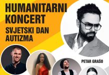 Veliki humanitarni koncert Petra Graše i gostiju uz Svjetski dan autizma
