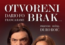 Sutra u Domu kulture kazališna predstava Otvoreni brak