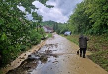 Poplavljen Drežnik i Gunjavci, vatrogasne ekipe na terenu