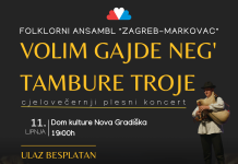 Dom kulture: plesni koncert Folklornog ansambla “Zagreb-Markovac”