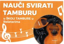 Kulturno umjetnička udruga Rešetari organizira Školu tambure i poziva nove članove da im se pridruže