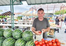 Šarenilo na Gradskoj tržnici: Kako odabrati slatku lubenicu