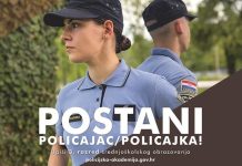 Poziv na testiranje kandidatima/kandidatkinjama za upis u III. razred srednje Policijske škole „Josip Jović“