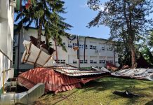 Obavijesti iz Grada nakon snažnog nevremena; OŠ Ljudevita Gaja ostala bez krova