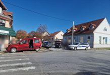 Prometna nesreća na križanju ulica Zrinskih, Potočne i Miroslava Kraljevića