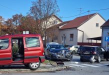 Poznati detalji jučerašnje prometne nesreće u Novoj Gradiški: Dvije osobe ozlijeđene