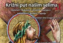 U subotu ispred crkve Krista Kralja u Rešetarima kreće “Križni put našim selima”