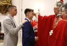 Raspored slavlja sakramenta svete Potvrde