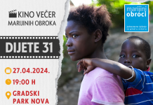 U Gradskom parku u subotu: Kino večer Marijinih obroka