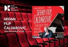 Iz Doma kulture pozivaju na besplatan koncert klasične glazbe cijenjenog pijanista Srđana Filipa Čaldarovića