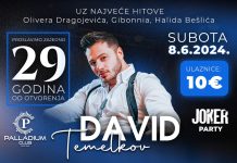 Ove subote 29 godina od prvog otvorenja Palladium cluba – koncert Davida Temelkova