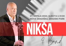 Večeras ne propustite koncert Nikše Jurinovića u Gradskom parku