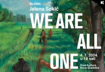 Iz Doma kulture pozivaju na otvorenje izložbe Jelene Sokić “We are all one”