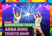 Sutra u Gradskom parku ne propustite: Koncert ABBA RING TRIBUTE BAND-a
