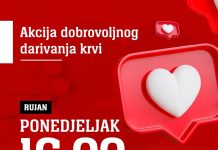 Danas još jedna akcija dobrovoljnog darivanja krvi, odazovite se