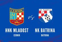 Cernik: u nedjelju 3. kolo 1. ŽNL NK “Mladost” Cernik – NK Batrina