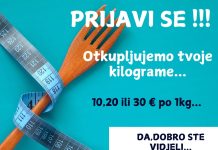 OTKUP kilograma u teretani A1; prijavite se na vrijeme
