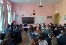 U novogradiškoj Gimnaziji održano predavanje dr.sc. Lahorke Plejić Poje: 500 godina od smrti Marka Marulića, oca hrvatske književnosti