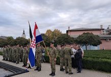 Pripadnici Pukovnije VP “Bojnik Alfred Hill” u Novoj Gradiški