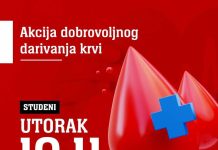 Danas još jedna akcija dobrovoljnog darivanja krvi, odazovite se