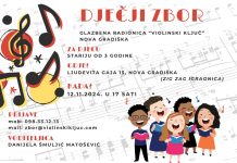 Napokon dječji zbor u Novoj Gradiški: U tijeku su upisi