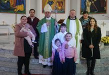 Krštenje petog djeteta roditelja Džanija – Damer u Okučanima