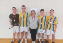 Muška ekipa Industrijsko obrtničke škole Nova Gradiška ide na državno natjecanje u badmintonu!