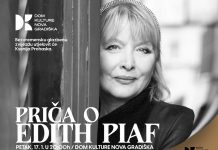 Iz Doma kulture pozivaju na kazališnu predstavu “Priča o Edith Piaf”