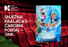 Sutra u kinu: SNJEŽNA KRALJICA 5: ČAROBNI PORTAL – SINK.