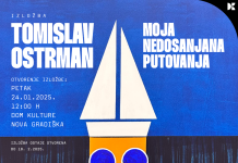 Iz Doma kulture pozivaju na otvorenje izložbe Tomislava Ostrmana “Moja nedosanjana putovanja”