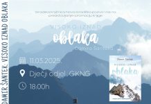 Večeras u Gradskoj knjižnici Nova Gradiška predstavljanje knjige Damira Šanteka “Visoko iznad oblaka”